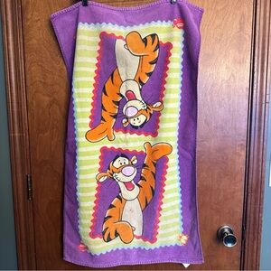 Vintage Disney Winnie‎ The Pooh Bear Tigger Tiger Towel Beach Bath Kids